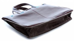 Деловая сумка Piquadro Blue Square CA4021B2/MO с отделением для ноутбука 15.6" коричневая натур.кожа