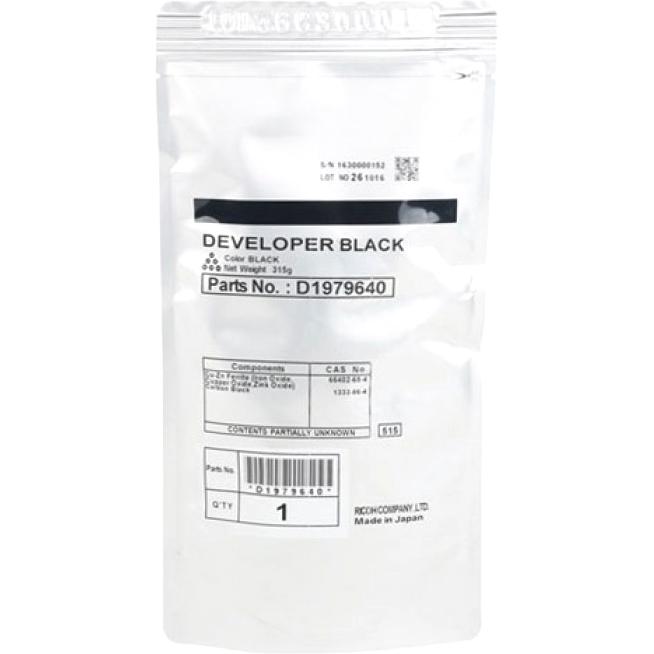 D1979641 - Девелопер черный для Ricoh MPxx54/4055-6055 (160000стр), ресурс для MP2555-3555 - 120000стр