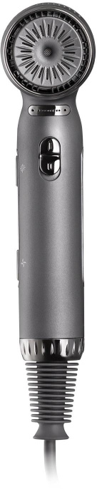 Фен RED SOLUTION F582, 1500Вт, серый и серебристый