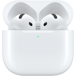 Наушники Apple AirPods 4 A3050,A3053,A3058, Bluetooth, вкладыши, белый [mxp63ll/a]