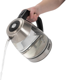 Чайник электрический Rondell RDE-1004, 1.7л, стекло/металл