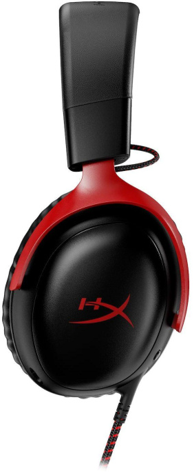 Наушники с микрофоном HyperX Cloud III черный/красный 1.2м мониторные оголовье 727A9AA