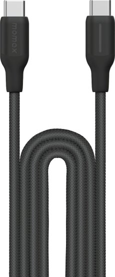 Кабель Momax 1-Link DC25D USB-C-USB-C 100W 2м Черный