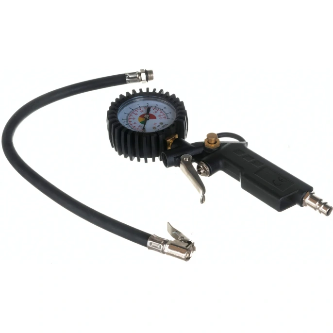 Пистолет с манометром для накачки шин АвтоDело 10 атм. 42303 13779