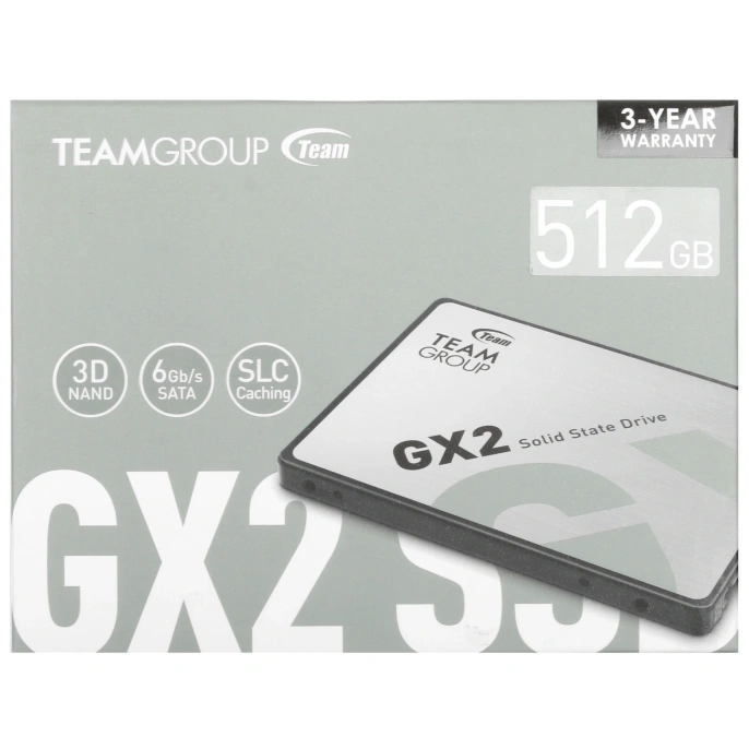 SSD Накопитель 2.5" SATA-III Team 512GB GX2 T253X2512G0C101 530/430MBps
