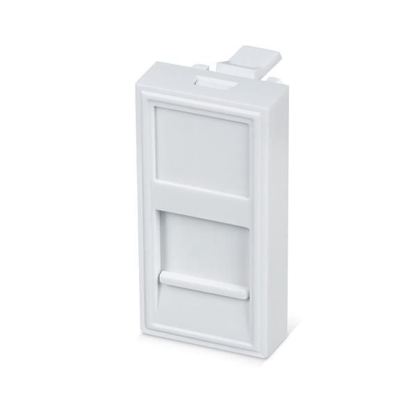 Cabeus FP-22,5-1M Вставка 45x22,5 (Mosaic) для 1 модуля формата Keystone Jack