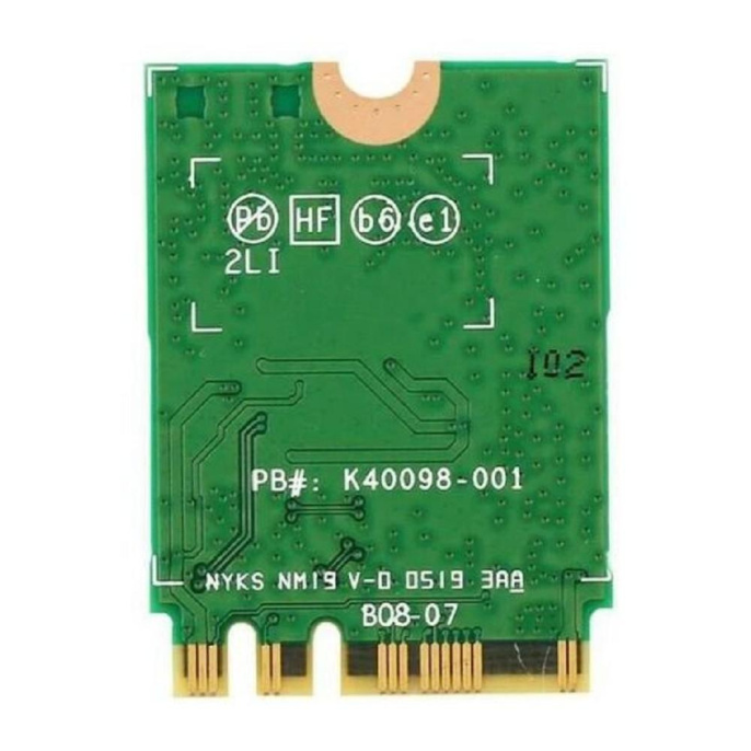 Плата сетевого контроллера Intel® Wireless-AC 9260, 2230, 2x2 AC+BT, Gigabit, No vPro®,999LV6