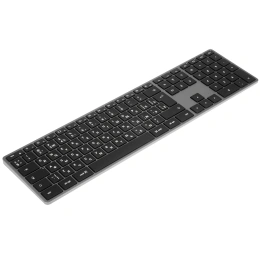 Беспроводная клавиатура Satechi Slim X3 Bluetooth Keyboard-RU. Раскладка - Русская. Цвет- Серый космос.