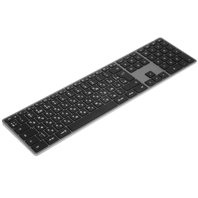 Беспроводная клавиатура Satechi Slim X3 Bluetooth Keyboard-RU. Раскладка - Русская. Цвет- Серый космос.