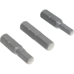 Набор вставок (бит) 1/4", HEX, 4, 5, 6мм, 3шт KING TONY 1003MQ