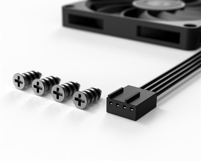 Вентилятор ID-COOLING NO-8010-PWM 80мм, 4-pin, 3000об/мин, 27.8 дБ, черный, Ret