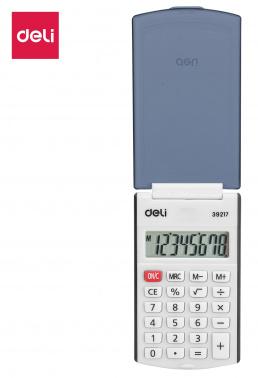 Калькулятор DELI E39217/BLACK,  8-разрядный, черный