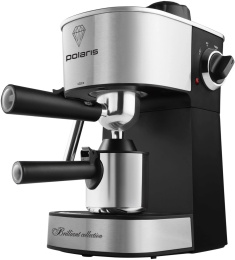 Кофеварка Polaris PCM 4011,  рожковая,  нержавеющая сталь