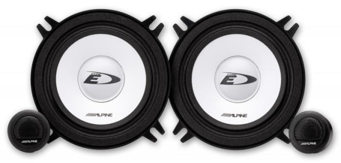 Колонки автомобильные Alpine Custom Fit SXE-1350S,  13 см (5 дюйм.),  комплект 4 шт.