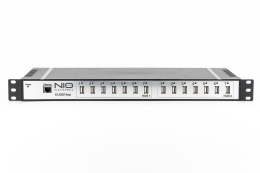 Сетевой концентратор USB NIO-EUSB 14ep USB/IP хаб на 14 портов с 1 блоком питания