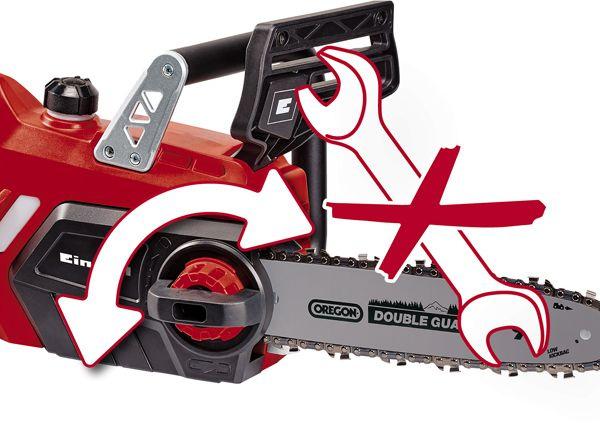Цепная пила EINHELL PXC GE-LC 18 Li Kit,  аккумуляторная,  18В,  3Ач,  с одним аккумулятором [4501760]