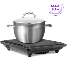 Плита Индукционная Kitfort КТ-158 черный стеклокерамика настольная