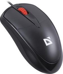 Мышь проводная Defender Icon MB-057, оптическая, USB, 1000dpi, черный [52057]