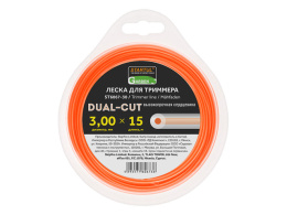 Леска ф 3.0 мм х 15 м кругл. сеч. DUAL-CUT STARTUL GARDEN ST6067-30
