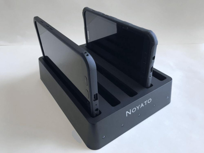Зарядная станция Noyato CS-520 для планшетов Samsung Galaxy Tab CS-520 Active/Active2/Active3 5 слотов, POGO PIN, Short circuit protection, DC 5V AC 100/240V