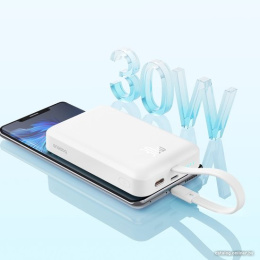 Портативное зарядное устройство Baseus P1002210B223-00 Magnetic Mini Wireless Fast Charge Type-C Edition 10000mAh 30W Stellar White (PPCXM10T)