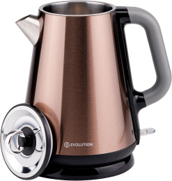 Электрический чайник EVOLUTION KP17153 Steel gold