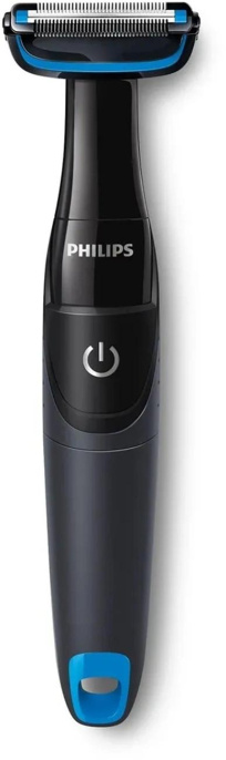 Триммер Philips Series 1000 BG1024/16 черный/голубой (насадок в компл:1шт)