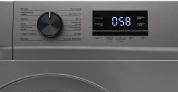 Стиральная машина узкая KRAFT KF-MBDS6109G, с фронтальной загрузкой, 6кг, 1000об/мин, с паром, инверторная