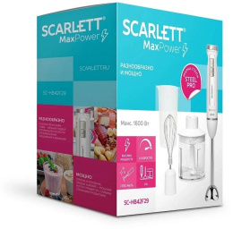 Блендер погружной Scarlett SC-HB42F29 1600Вт белый/серебристый