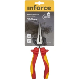 Диэлектрические тонкогубцы Inforce 160мм 1000В 06-18-20