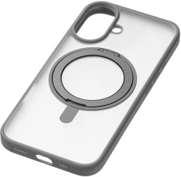 Чехол клип-кейс uBear для Apple iPhone 16 Clip 360 with MagSafe серый CS438GR61RG-I24M