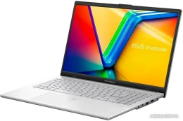 Ноутбук ASUS Vivobook Go 15 E1504FA-BQ1074 15.6" 1920 x 1080, IPS, 60 Гц, AMD Ryzen 5 7520U, 8 ГБ LPDDR5, SSD 512 ГБ, видеокарта встроенная, без ОС, цвет крышки серебристый, аккумулятор 50 Вт·ч, цвет корпуса серебристый
