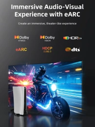 Кабель CABLETIME CH14L (CT-SHD8K-AG2) 2 м, 8K SLIM HDMI 2.1, позолоченный, 8K/60 Гц, черный