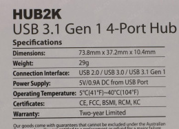 Концентратор USB 3.0 Transcend TS-HUB2K