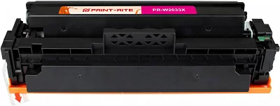 Картридж лазерный Print-Rite TFHBKVMPU1J PR-W2033X W2033X пурпурный (6000стр.) для HP Color LaserJet M454dn Pro/479