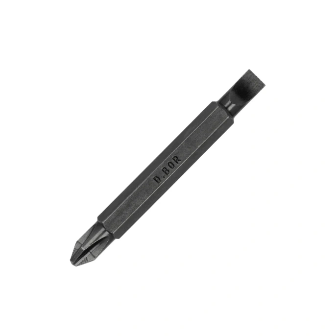 Биты намагниченные двухсторонние MAGNETIC (10 шт; Ph2-Sl5.5; 60 мм) D.BOR D-MA-P2SL55-060-010