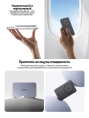 Внешний аккумулятор UGREEN PB580 75984B MagFlow Air Ultra-Slim Magnetic 5000mAh Wireless 15W Power Bank. Цвет: серый космос