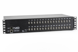 Сетевой концентратор USB NIO-EUSB 32EPCL USB/IP хаб на 32 порта с 2 блоком питания / Ethernet 2 x 10/100/1000 Mb. (отказоустойчивый кластер)