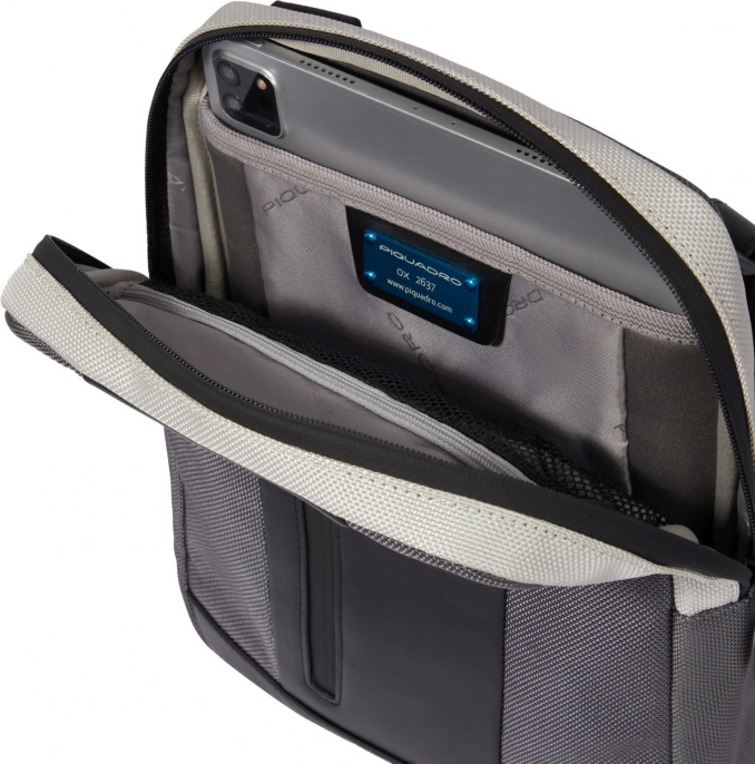 Сумка Piquadro Brief2 Special CA1816BR2S/GRN серый/черный нейлон/натур.кожа