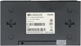Управляемый коммутатор 2-го уровня Origo OS2406/A1A настольный/настенный, матрица 12 Гбит/с, 8.9 Mpps, 6xGbit