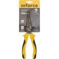 Никелированные длинногубцы Inforce 200мм 06-18-47