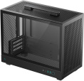 Корпус DeepCool CH160 Plus R-CH160-BKNGM0-G материал: сталь ABS+SPCC, окно: закалённое стекло, 2хUSB3.0, 1хUSB-C, Audio, без БП, 1x3.5”, 2х2.5", 4 слота расширения, miniITX, длина видеокарты: 342 мм, высота кулера: 164 мм, воздушное охлаждение: спереди