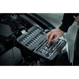 Набор инструментов Inforce 46 предметов 1/4" Inforce, Сталь Cr-V, Профессиональный, 06-07-11