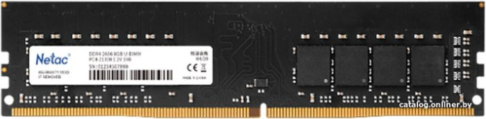 Оперативная память 8Gb Netac Basic NTBSD4P32SP-08, DDR IV, PC-25600, 3200MHz