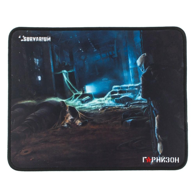 Коврик для мыши Гарнизон GMP-115, игровой, дизайн - игра Survarium, ткань/резина, размеры 200 x 250