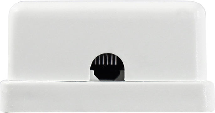 Розетка Lanmaster (TWT-SM1-45-WH) RJ45 1 кат.5E бел. (упак.:1шт)