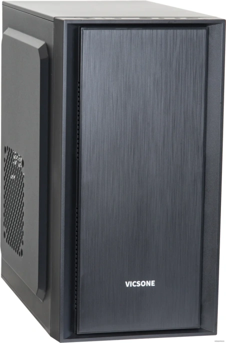 Корпус MicroATX Vicsone SG-W1 500W VP-500s 1xUSB3.0 + 1xUSB 2.0,HD Audio,CPU max 150mm,GPU max 250mm.БП 24+2x4,2xMOLEX,2xSATA. Нет отсека для привода!