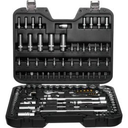 Набор инструментов Inforce 108 предметов 1/2", 1/4", Сталь Cr-V, Профессиональный, 06-07-12