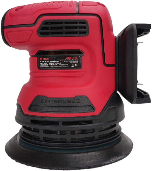 Эксцентриковая шлифмашина Edon AOS-21A D125мм аккум. 40842