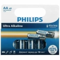 Батарейки Philips LR6E8W/51 АА алкалиновые 1,5v 8 шт. LR6-8BL Ultra 8/160/19200 . Грузить кратно 8.